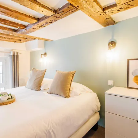 Apartman Quiet 1br-4p - Quartier Du Mail Párizs